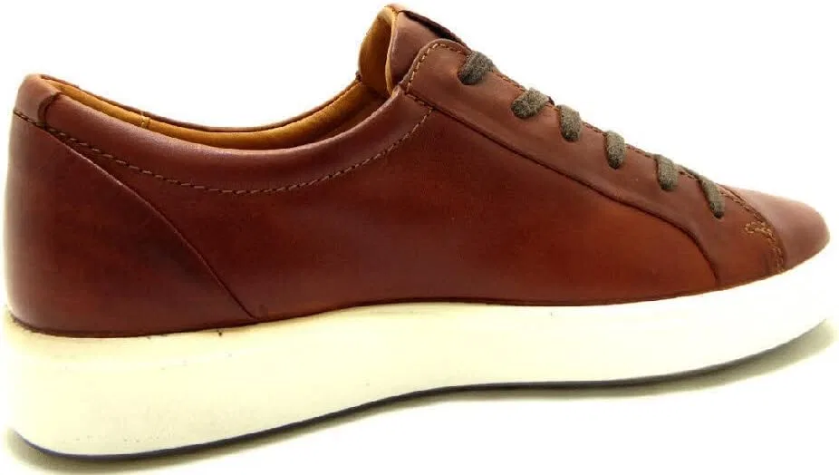 Мужские повседневные кроссовки ECCO Soft 7 M, коньячный — фото 4
