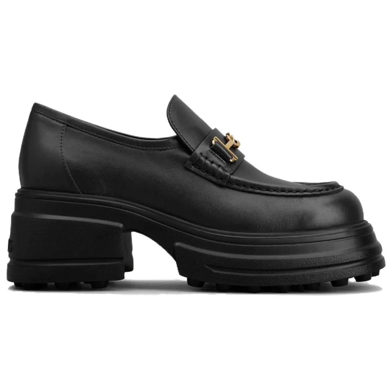 Tod'S Женские лоферы из коровьей кожи, черный — фото 3
