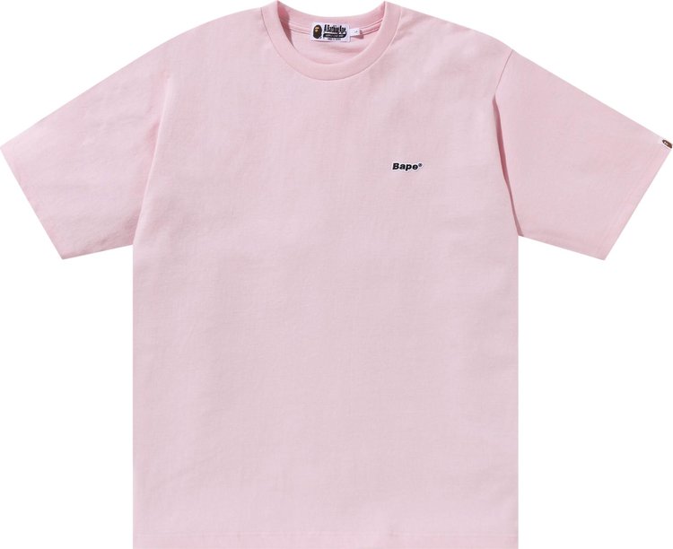 

Футболка BAPE One Point Relaxed Fit 'Pink', розовый