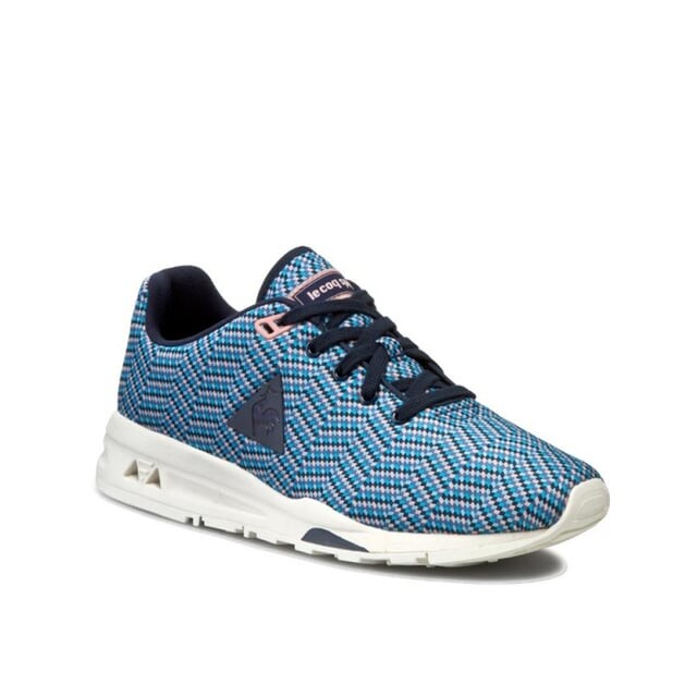 Жаккардовые женские синие кроссовки R950 Le Coq Sportif, синий — фото 2