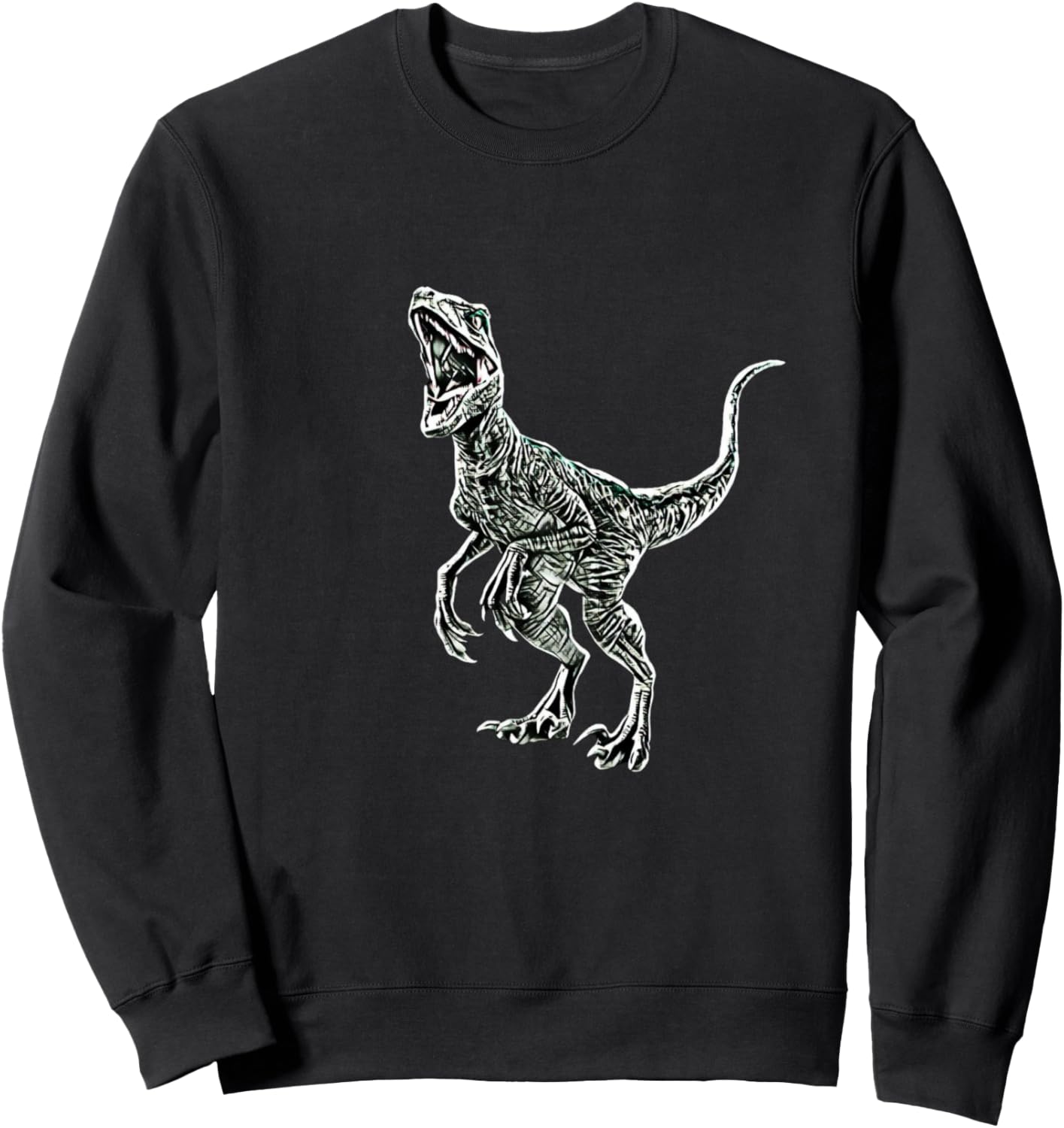 

Толстовка с красочным дизайном в стиле велоцираптора от Dinosawa, изображающая плотоядного динозавра первобытной эпохи Velociraptor | Dinosawa Dinosaur Gift For Christmas Or Birthday, черный