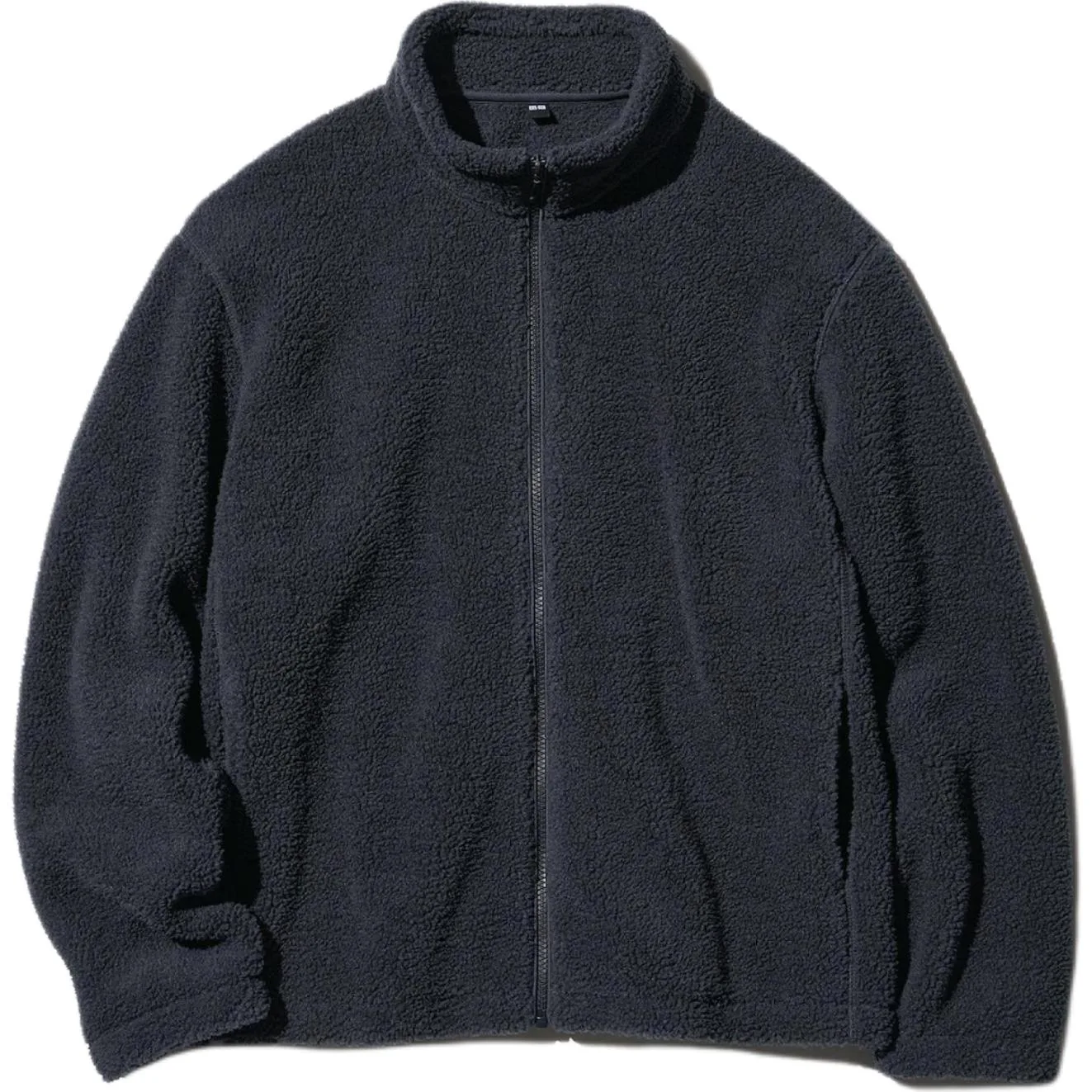 UNIQLO Пальто унисекс с бархатистой текстурой темно-серое
