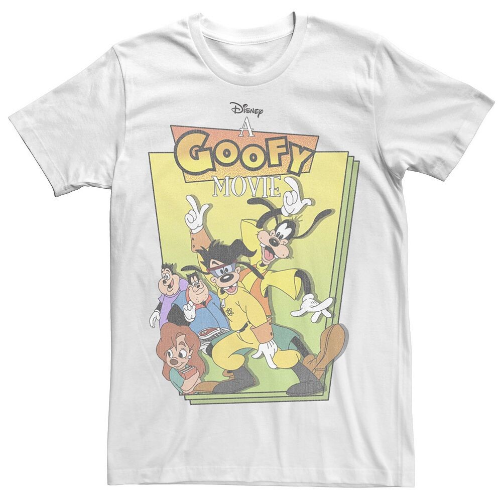 

Футболка с обложкой для группы Big & Tall Disney A Goofy Movie, белый