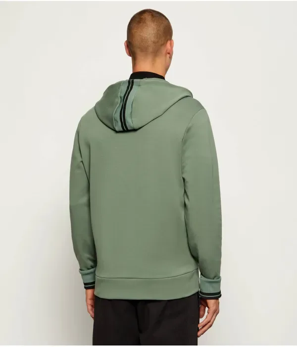 Толстовка FZ Hoodie Zone regular fit Boss Green, зеленый — фото 3