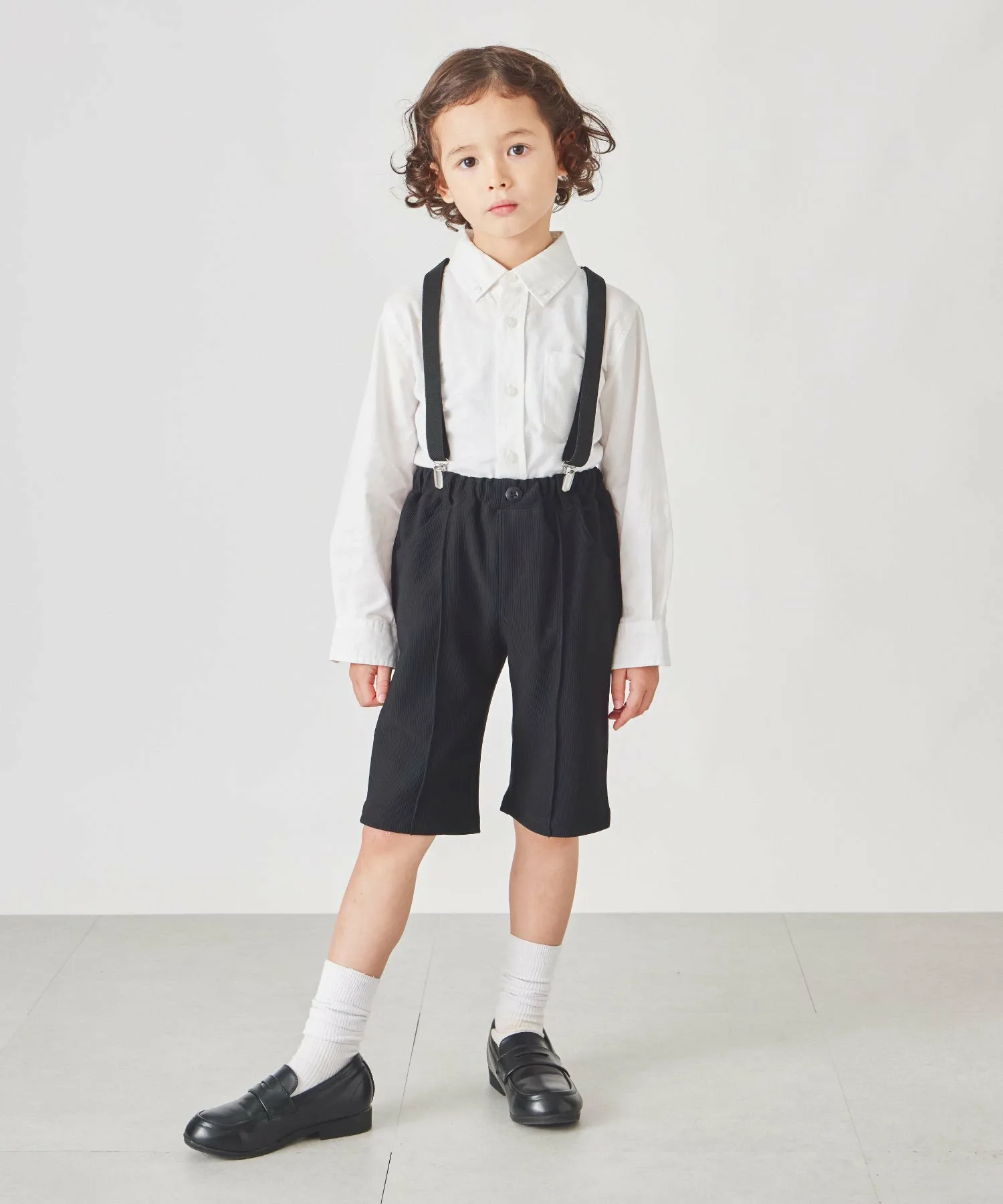 Классические шорты с подтяжками Ever Closet, black
