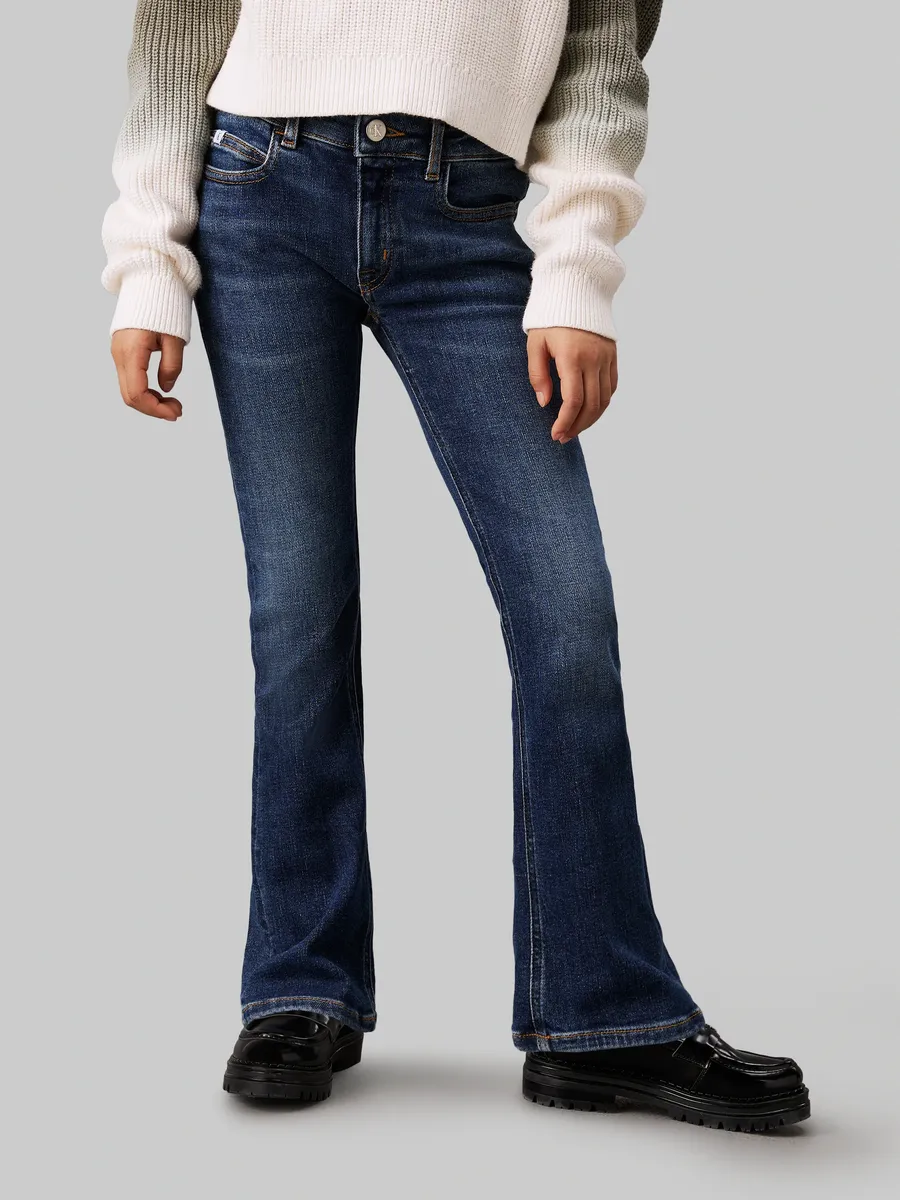 

Расклешенные джинсы Calvin Klein Jeans "MR FLARE DARK BLUE DENIM", для детей до 16 лет, синий