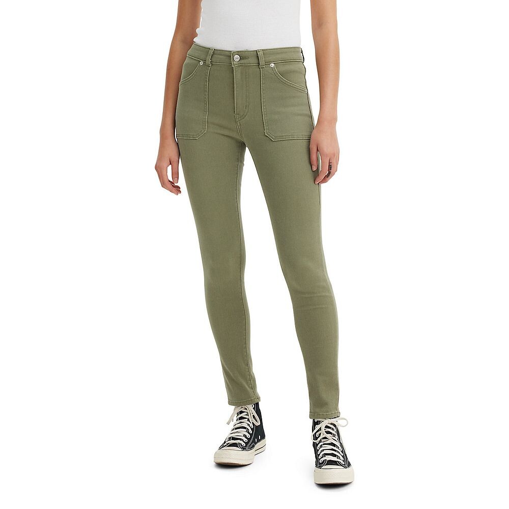 

Женские джинсы скинни Levi's 721 с высокой посадкой, цвет Deep Lichen Green