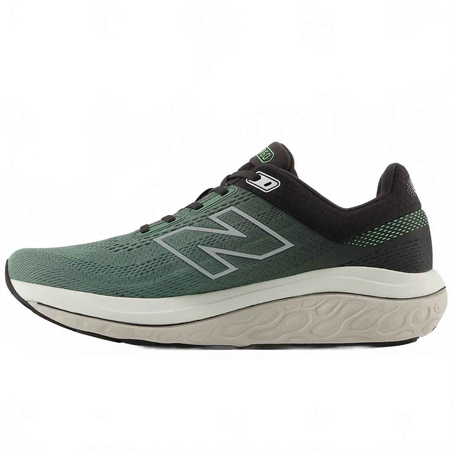 New Balance Мужские кроссовки 860V14 в расцветке Dark Juniper/black Cement/grey Matter — фото 3