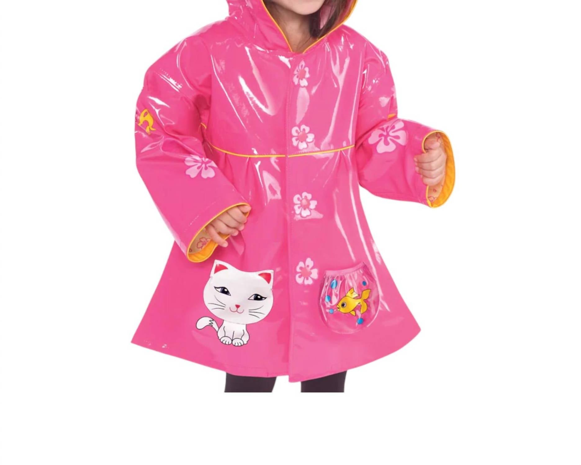 

Дождевик Lucky Cat в розовом цвете Kidorable