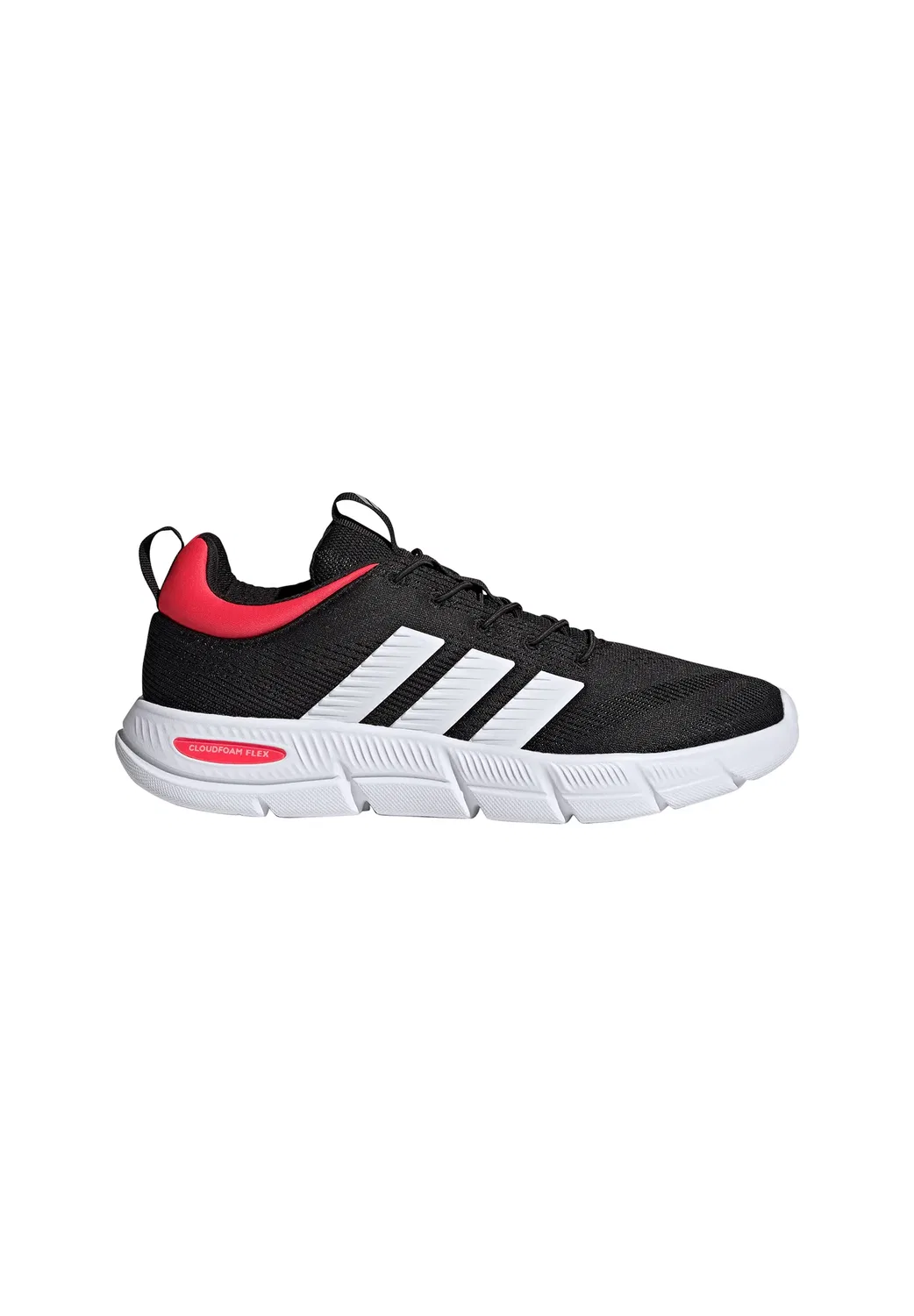 Кроссовки низкие Cloudfoam Flex Elastic Laces, Adidas, черный — фото 2