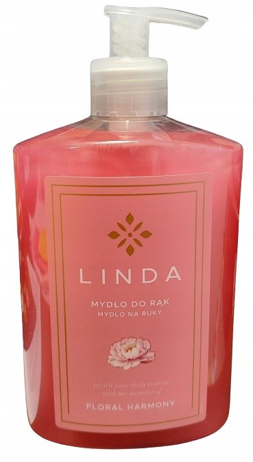 

Жидкое мыло Linda Creamy Rose Peony с дозатором для рук и тела 0,5 л
