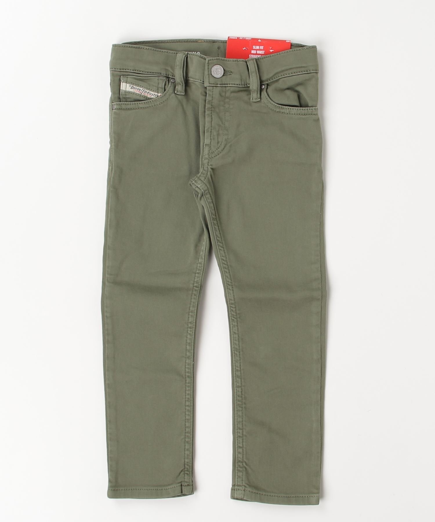 Детские и подростковые джинсовые брюки DIESEL с пятью карманами, Dark green