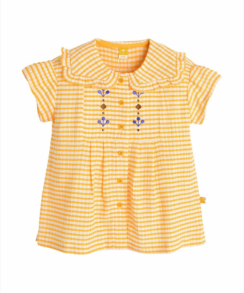 Платье в клетку «Роди» Moimoln, Yellow
