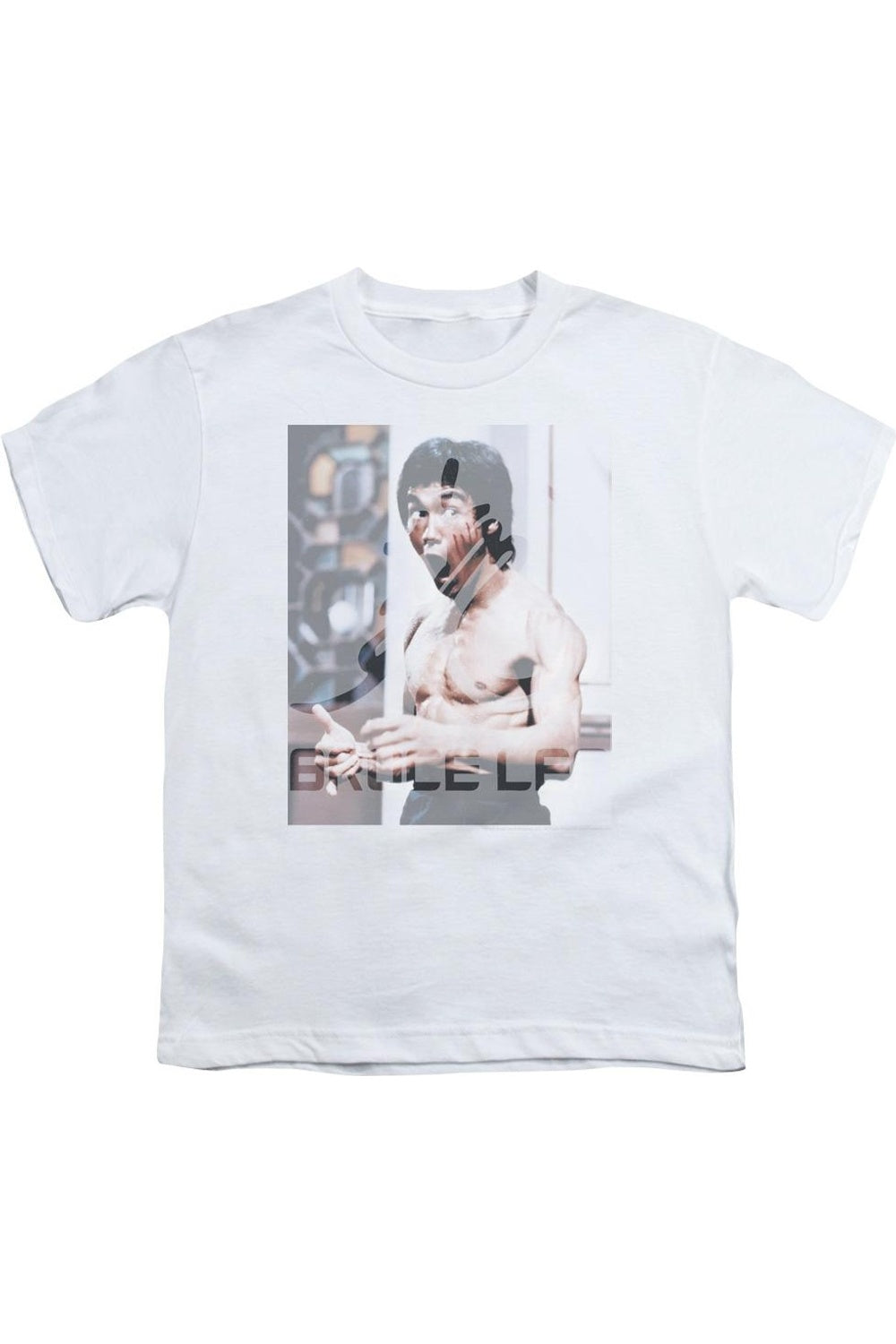 

Футболка с коротким рукавом для детей "Bruce Lee Revving Up" Gildan, белый