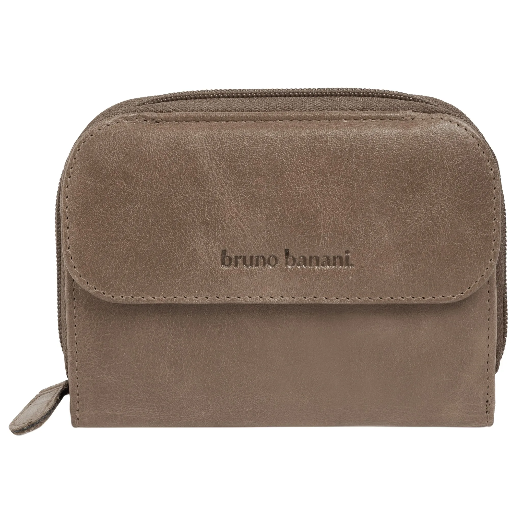 

Кошелек Bruno Banani, натуральная кожа, серый