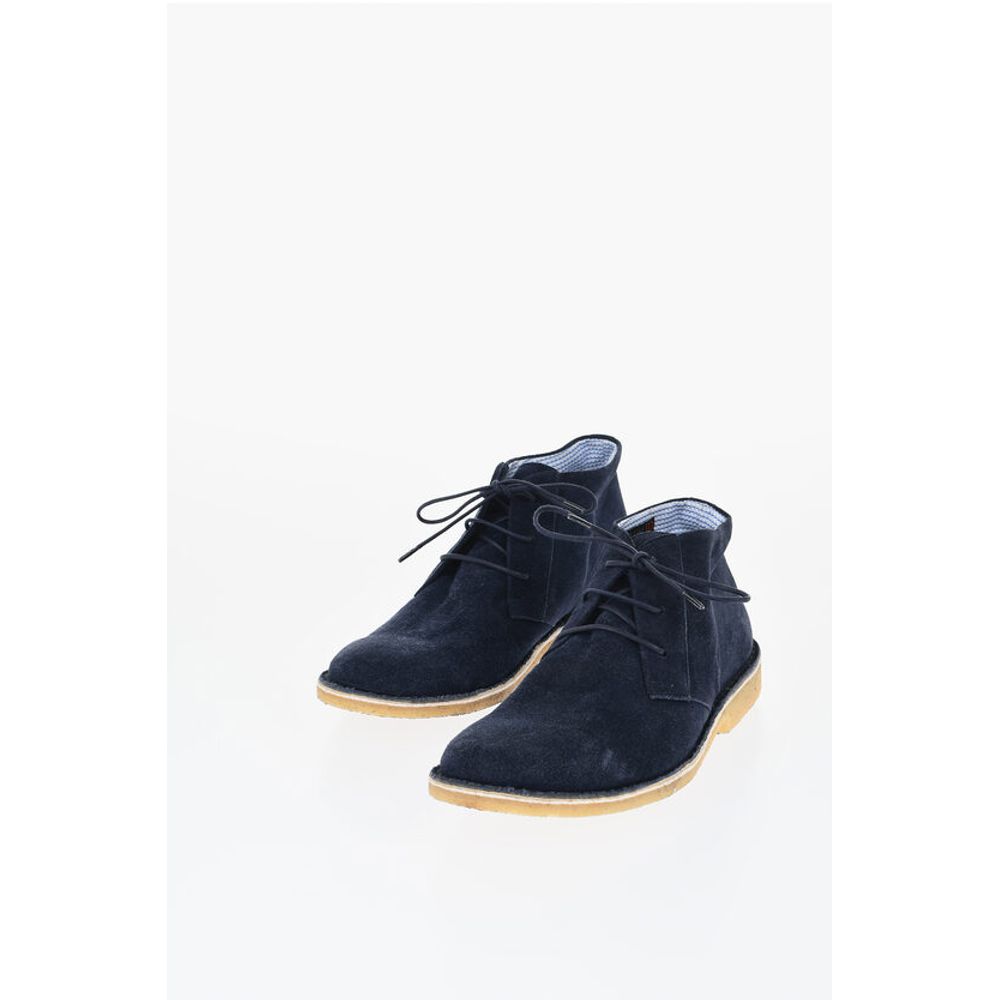 

Ботинки-дезерты ID Solid Color Suede с подошвой из каучука Corneliani, Blue