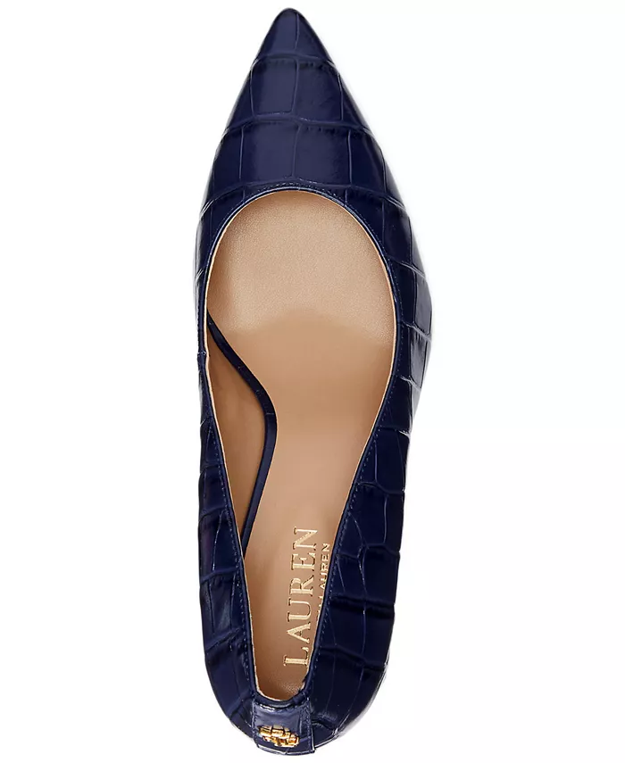 Женские туфли-лодочки Lanette с острым носом Lauren Ralph Lauren, синий — фото 4