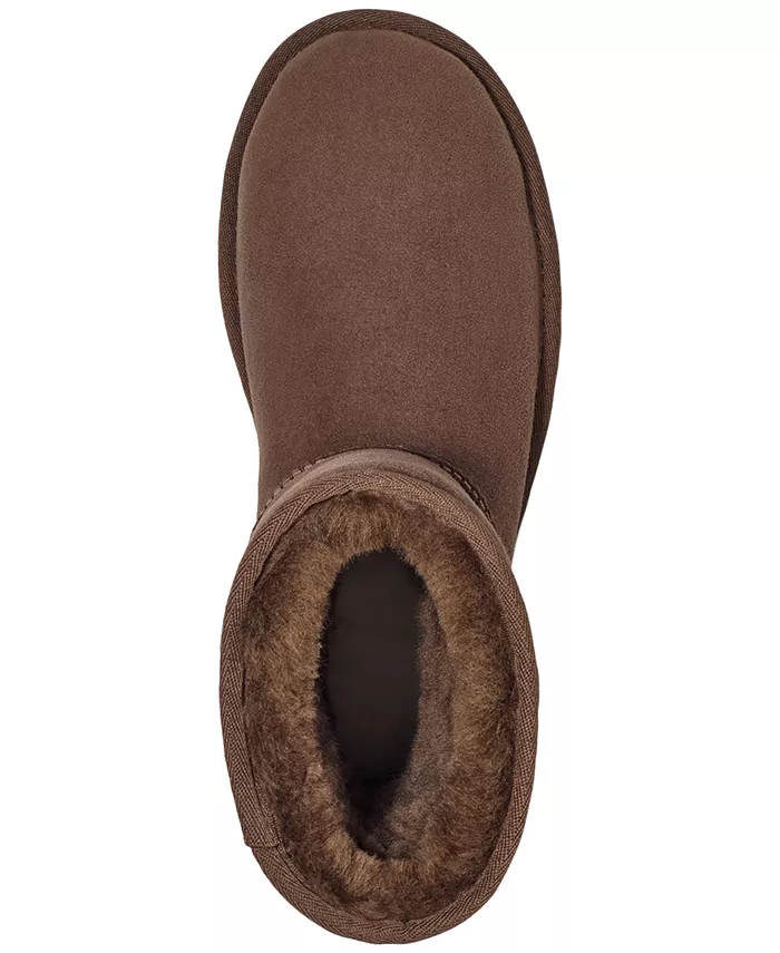 Женские короткие ботинки Classic II UGG®, коричневый — фото 4