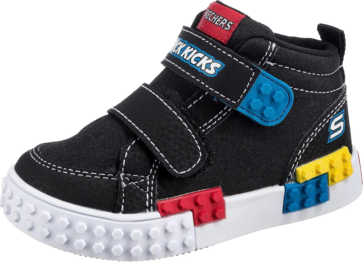 Детские кроссовки Skechers Kool Bricks-Lil Constructor, спортивная обувь, Black