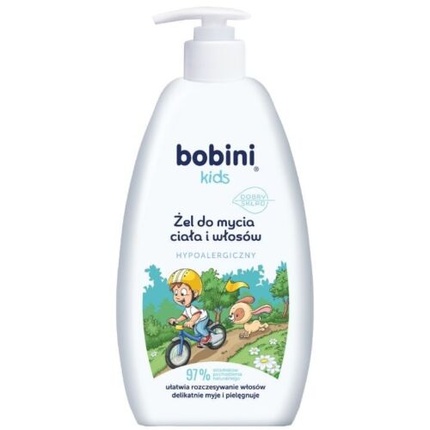 

BOBINI Kids Гипоаллергенный гель для мытья тела и волос 500мл