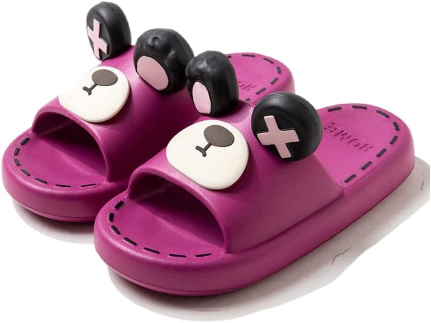 

ELLEES Унисекс взрослые милые тапочки-облака для женщин и мужчин, нескользящие сандалии для ванной и душа, с мягкой толстой подошвой, для дома и улицы, розовый