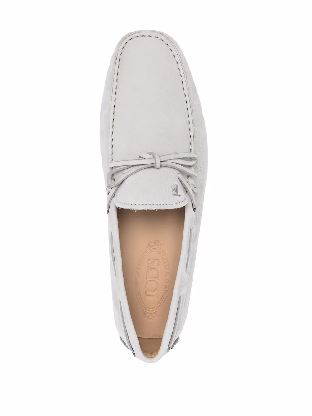 Мокасины City Gommino TOD'S, серый — фото 4