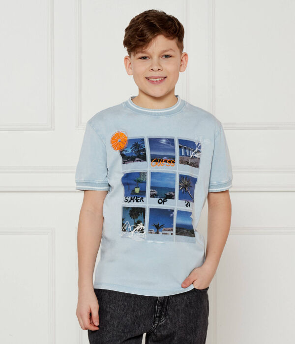

Футболки Oversize fit Guess, синий