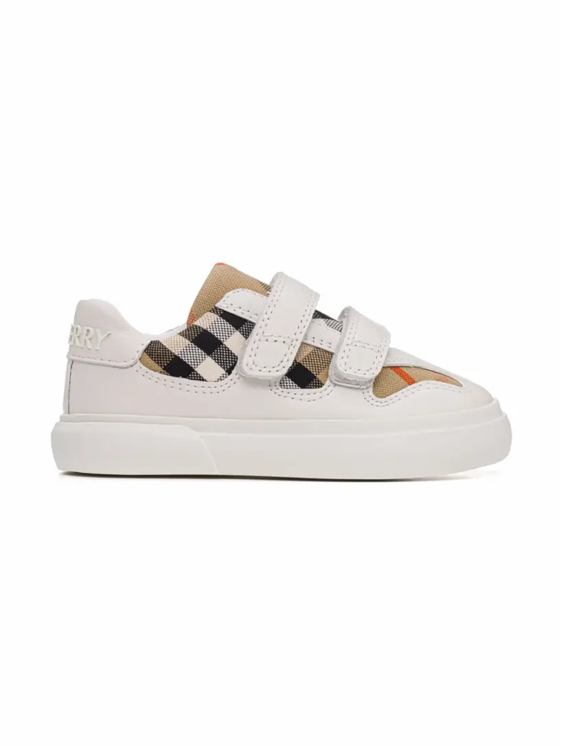 

Комбинированные кеды Vintage Check Burberry, белый
