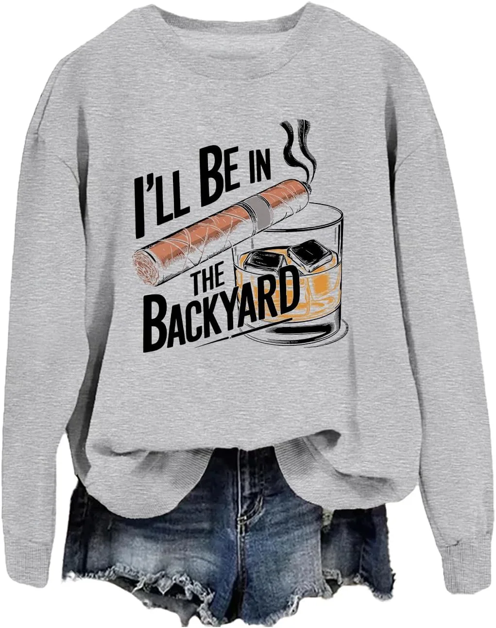 

Толстовка I'll Be In The Backyard TrueSHE