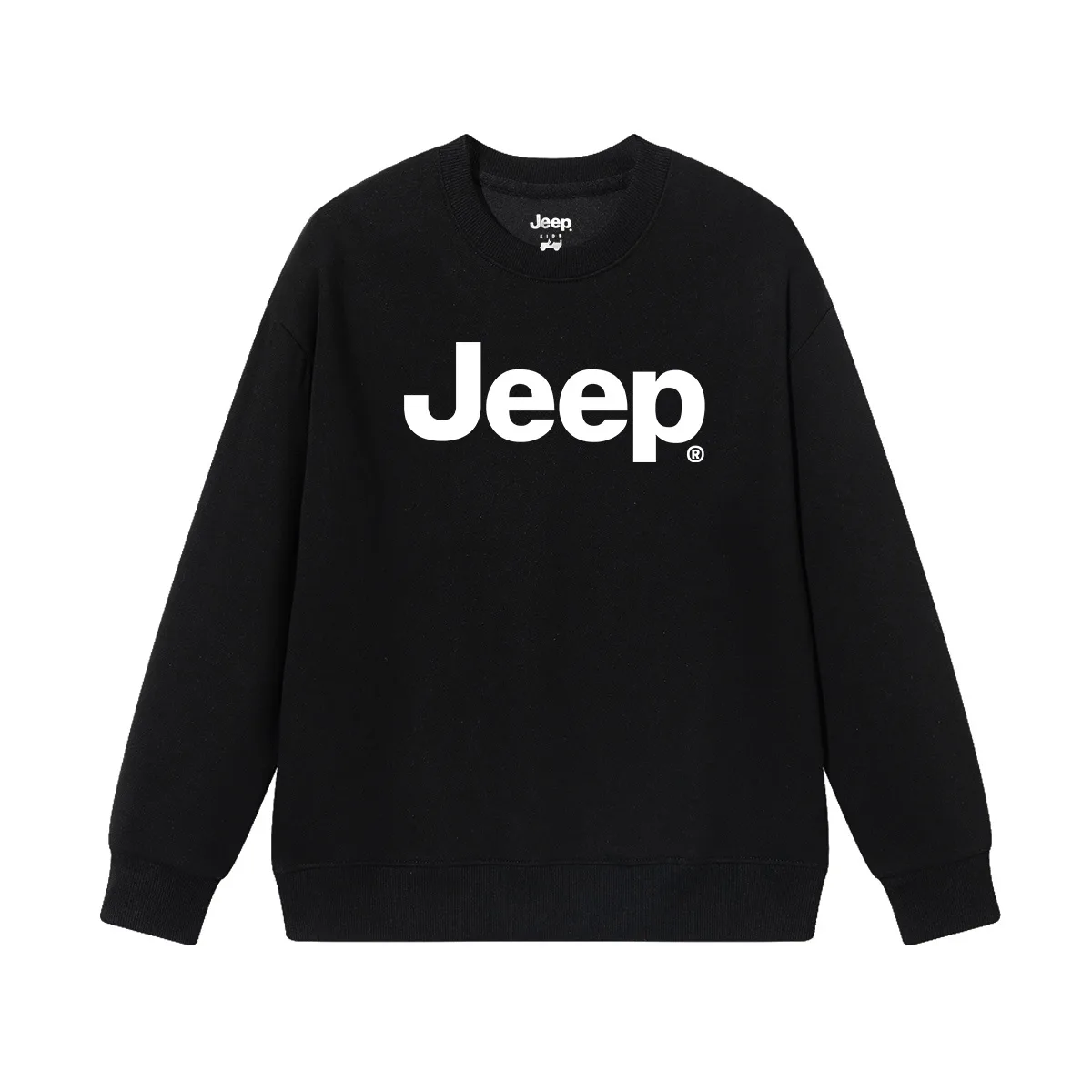 Детский свитшот с круглым вырезом Jeep, хаки — фото 3