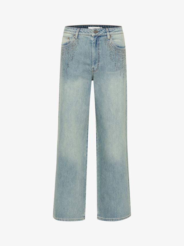 

Джинсы gzzumalin с широкими штанинами Gestuz, цвет Mid Blue Washed
