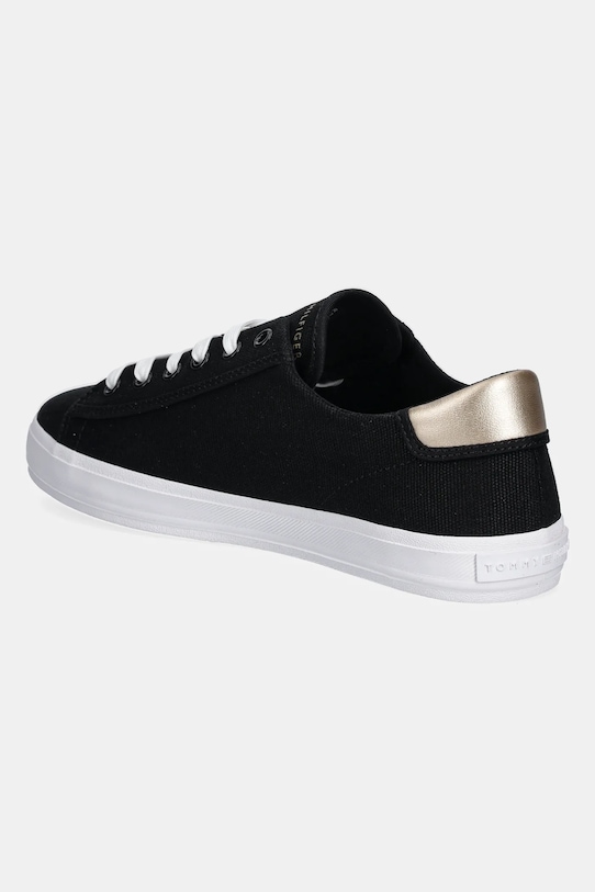 Кроссовки Vulc Canvas на шнурках Tommy Hilfiger, черный — фото 3