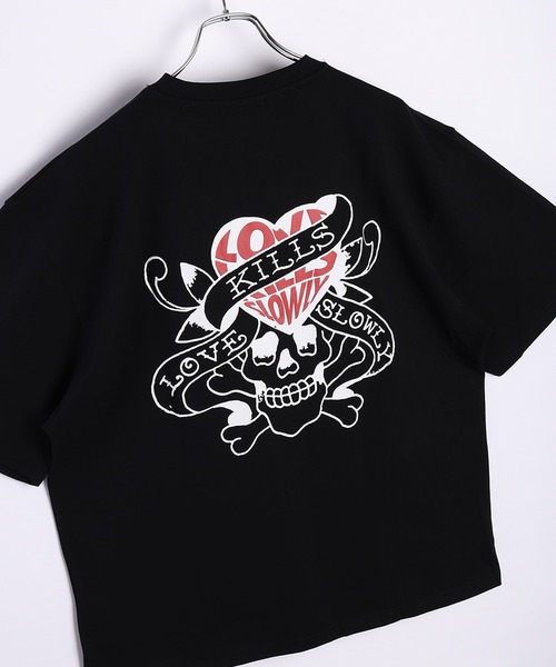 

Футболка с коротким рукавом, принт Love Kill Ed Hardy, черный