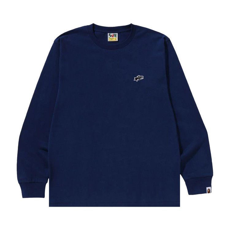

Футболка BAPE Sta One Point Long-Sleeve Tee, Navy