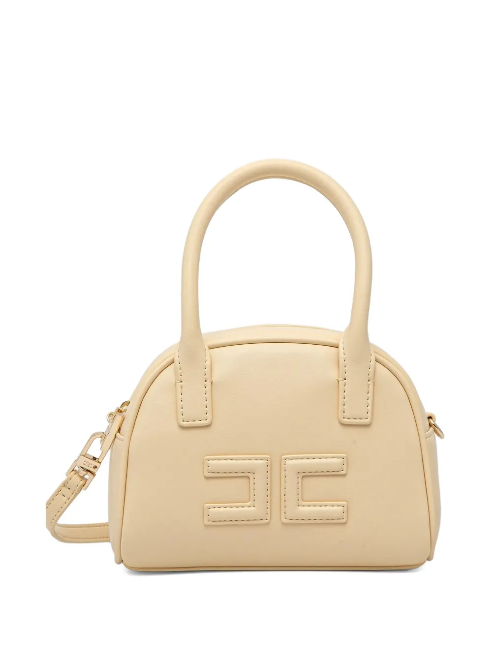 

Сумка-тоут с логотипом Elisabetta Franchi Kids, желтый