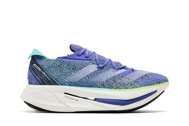 

Кроссовки Adizero Prime X 2.0 Strung 'Cobalt Blue Lucid Lemon', синий