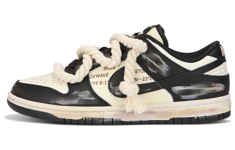 

Кроссовки Nike Dunk Skateboard Shoes Men Low-Top Black/Beige Brown, Черный, Кроссовки Nike Dunk Skateboard Shoes Men Low-Top Black/Beige Brown