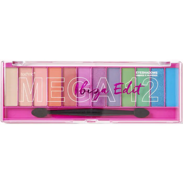 

Тени для век paleta de sombras de ojos mega 12 Technic, цвет ibiza edit