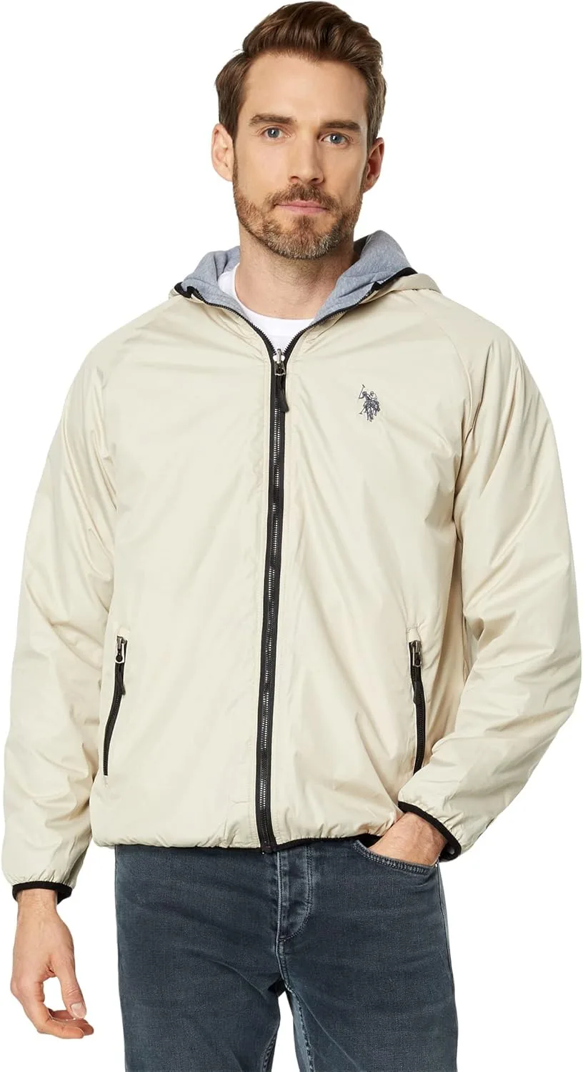 

U.S. Polo Assn. мужская Reversible Softshell to Fleece Hoodie
