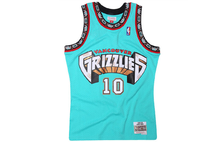 

Джерси Vancouver Grizzlies дорожная 1998-99 Mike Bibby Swingman Mitchell Ness, зеленый