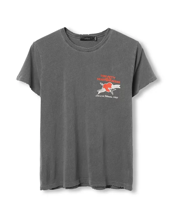 

Женская футболка Tom Petty American Girl в винтажном стиле Junk Food Clothing, черный