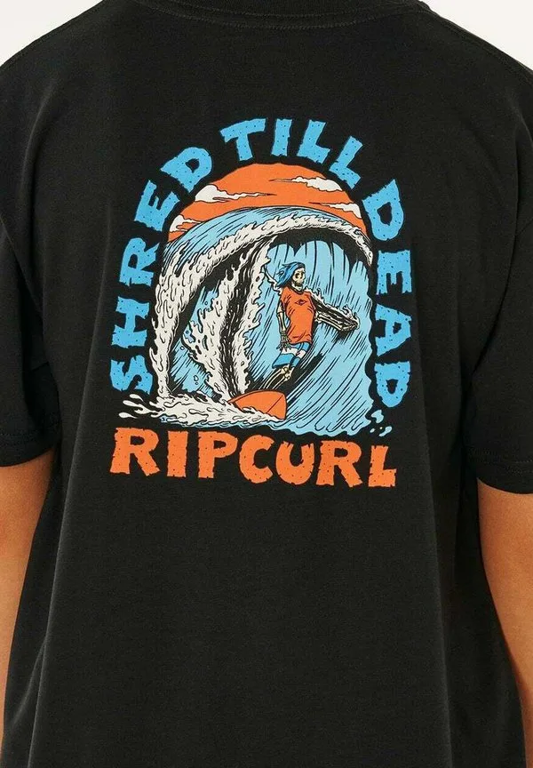 Футболка с принтом manches courtes Rip Curl, Black — фото 2