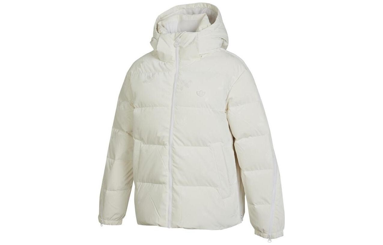 

Женская белая куртка-пуховик ALLOVER PRINT DOWN Adidas Originals