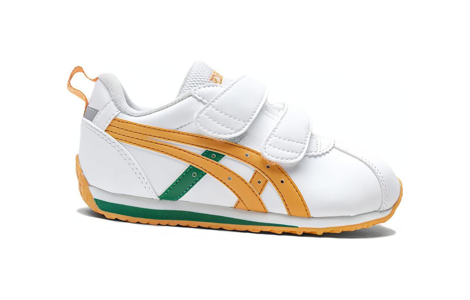 Кроссовки Cotla Cushioning Low top для малышей ASICS, белый/зеленый/желтый — фото 2