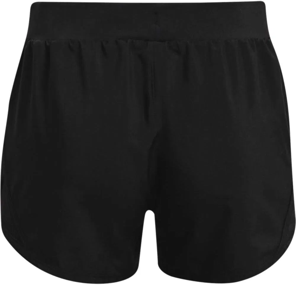 Шорты Under Armour Girls' Fly By Shorts, Black (001)/White — фото 3