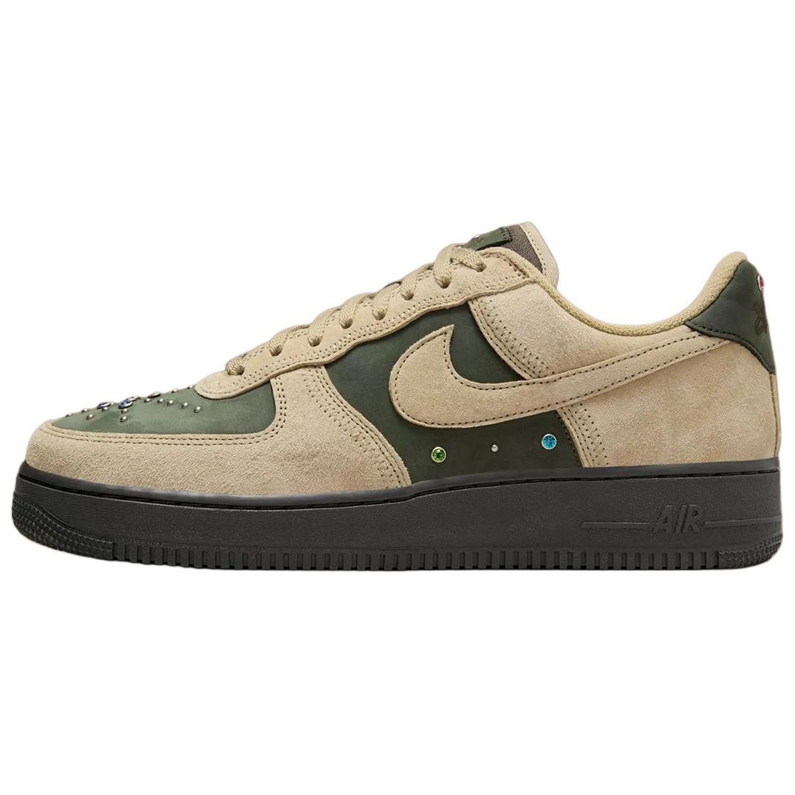 

Кроссовки Nike Air Force 1 Skateboarding Shoes Women's Low-top Taupe, коричневый