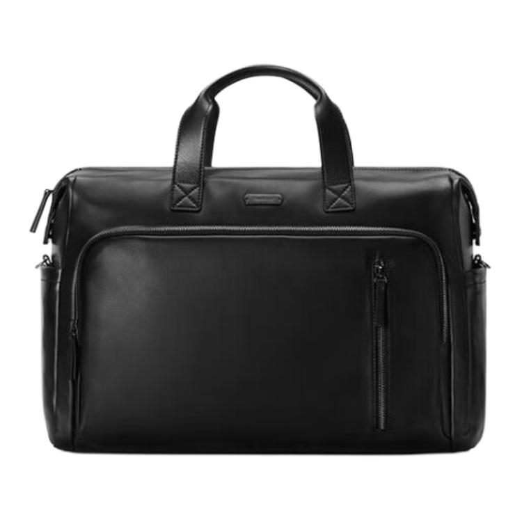 

Samsonite Кожаная дорожная сумка мужская черная