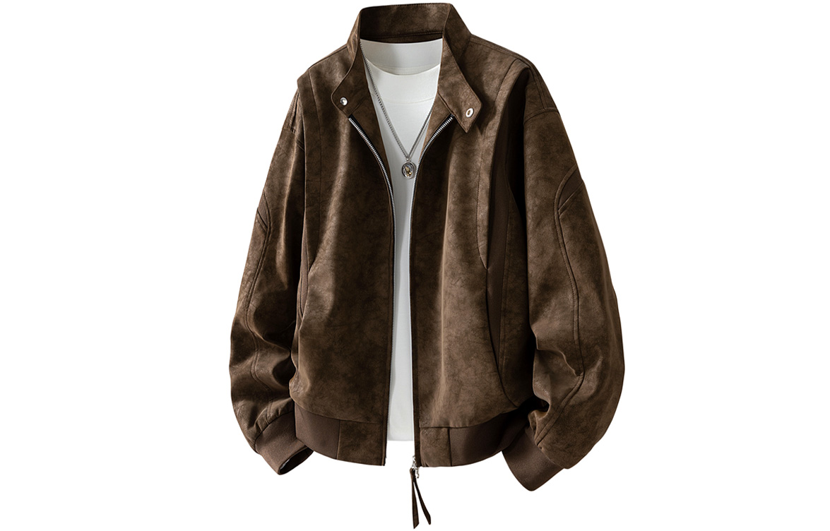 

Куртка Unisex Stand Collar Moderate ZIAREL, коричневый