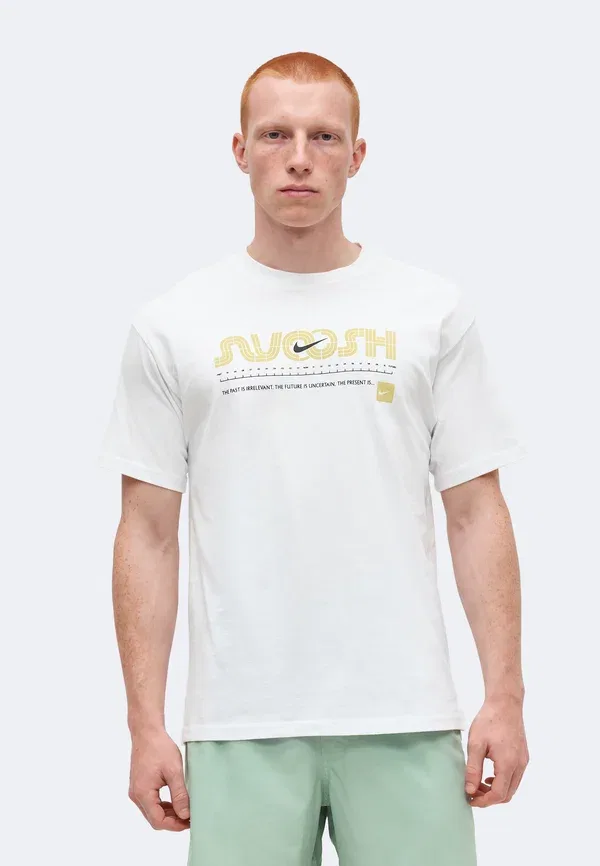 Футболка с принтом Nike Performance, белый — фото 3