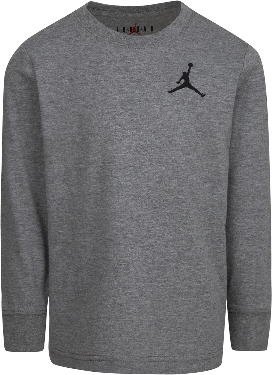 

Футболка Jordan Jumpman Air Embroidered Long Sleeve Tee, цвет Carbon Heather